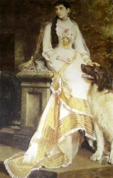 Porträt von Ana Clara Breves de Moraes Costa - Madame Haritoff